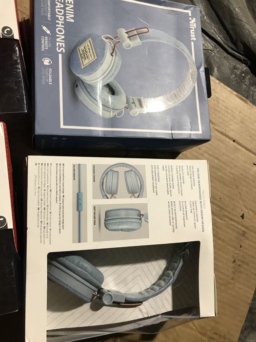 Casti Audio cu Fir Trust Urban-Denim Fyber Noi