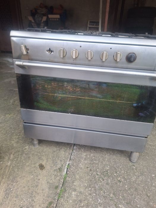 Aragaz inox profesional 5 ochiuri