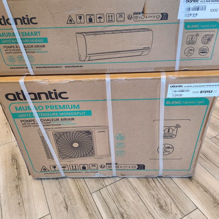 Amanet F28:  Aer conditionat AC Atlantic Murao Premium + Smart Blanc NOU (L)