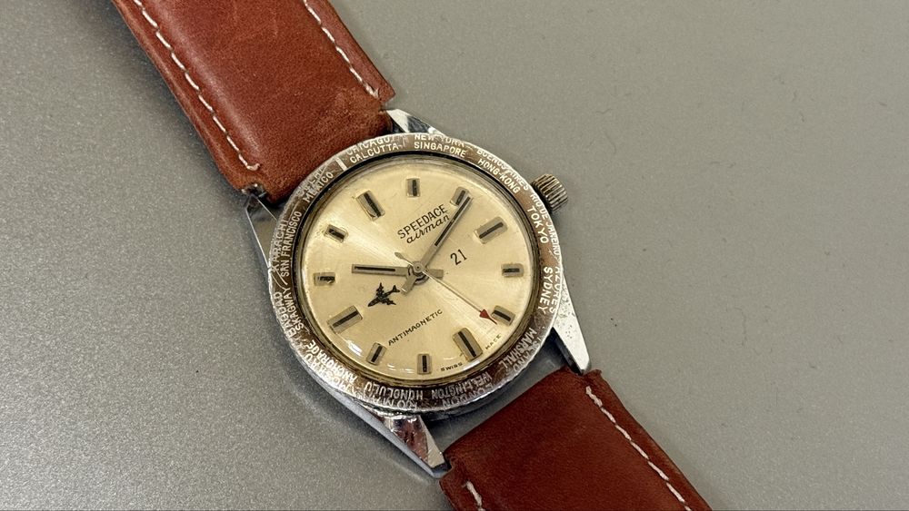 Ceas speedace airman diver gmt mecanic 37mm