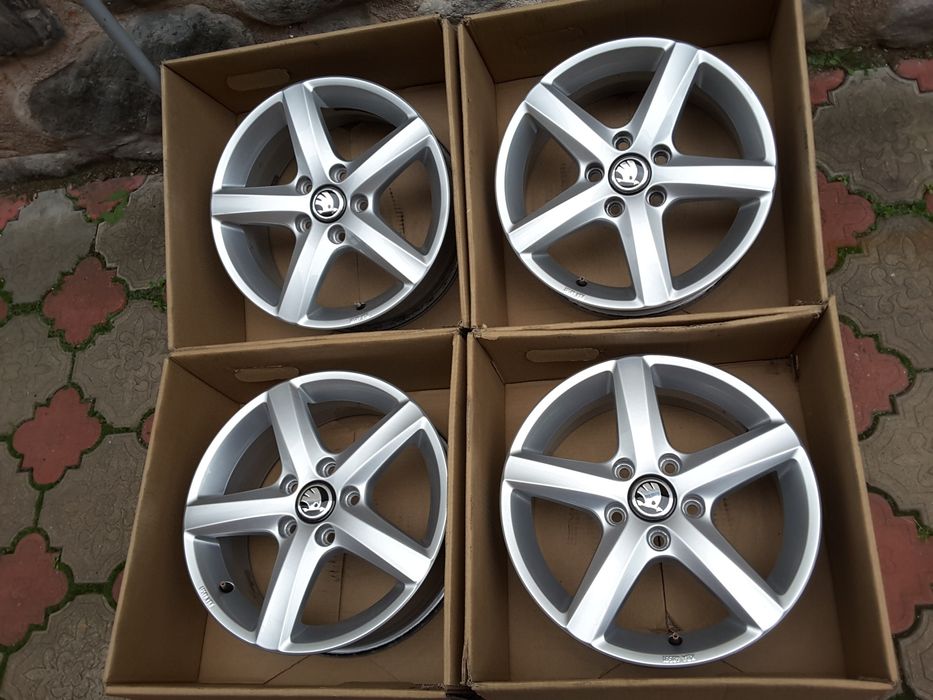 jante aliaj 16; 5x112; originale Vw, Skoda Superb, Octavia 2, 3, 4