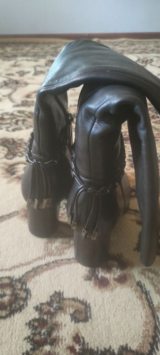 Сапоги из натуральной кожи