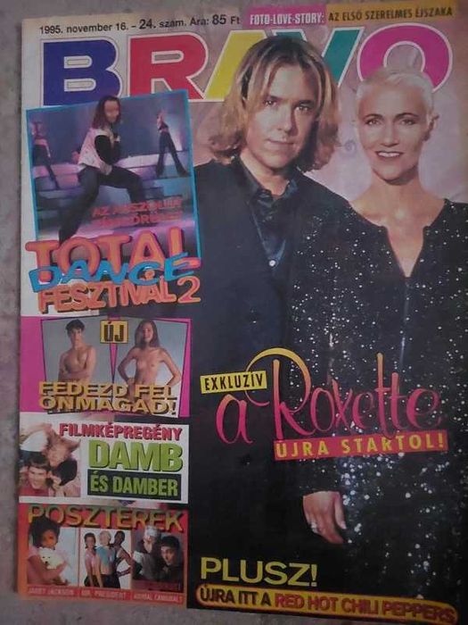 Revista Bravo cu Roxette pe coperta 1996