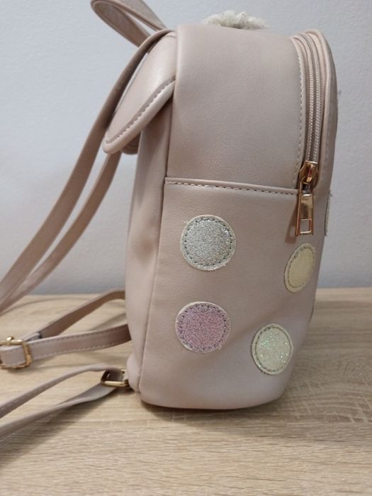 Rucsac roz cu sclipici