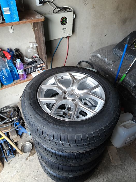 Джанти 18ки 5х114.3 7.5J ЕТ37  с гуми 235/60/18