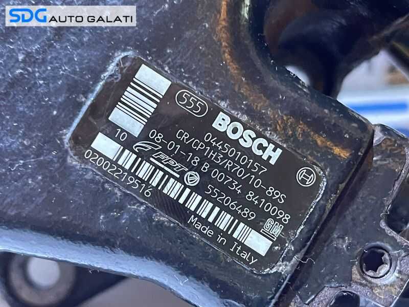 Pompa Inalta Presiune cu Senzor Regulator Fiat Doblo 1.3 JTD Multijet 2005 - 2015 Cod 0445010157 55206489 0928400680 [G0065]
