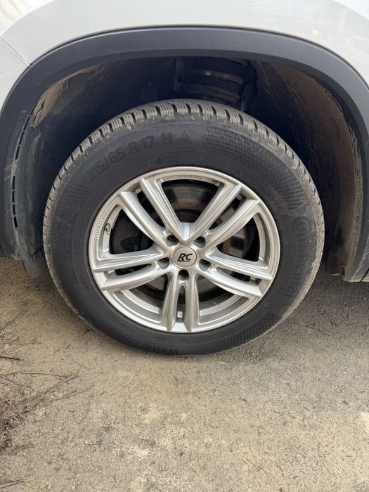 Jante Aliaj 17” 5x112 Audi/ Skoda/ VW/ Seat si anvelope Continental 215/65/17 99H