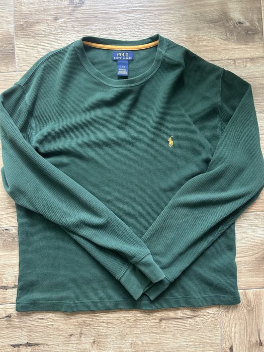 Зелен плетен пуловер Ralph Lauren Oригинален