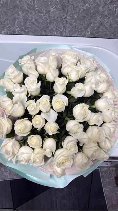 Цветы свежые 51 роз