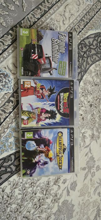 Ps3 sotiladi 4 ta pulti bor 6 ta disk bor bittasini 200  ming sõmdan
