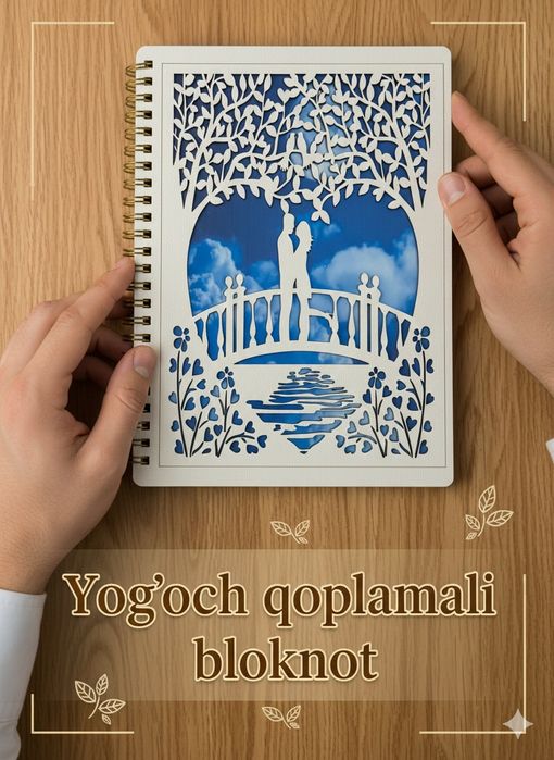 Bloknot qalamdon ism familiya yozib beramiz