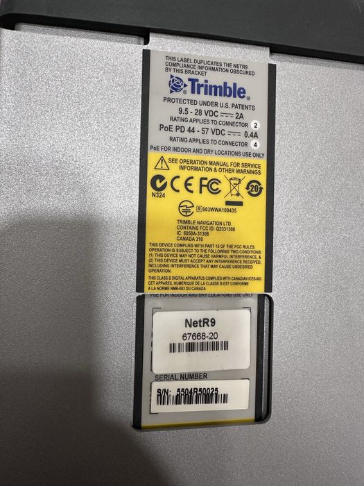 Trimble net r9 инфраструктурен GNSS приемник