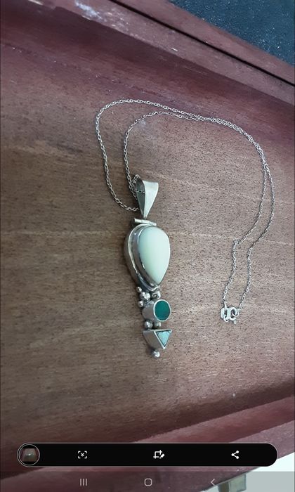 Colier argint cu pietre