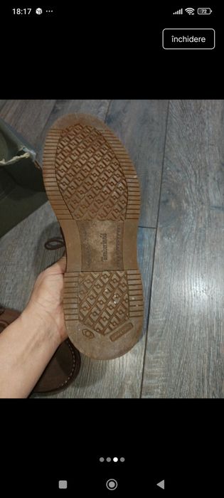 Pantofi maro piele întoarsa , mărimea 41