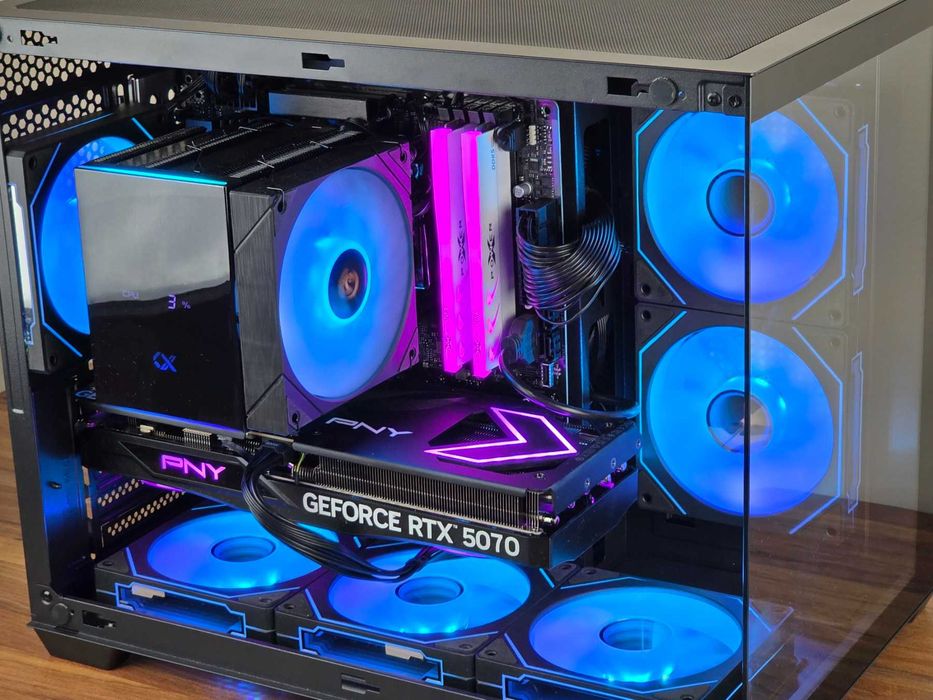 Геймърски компютър - Нов ( Ryzen 7 7700 | RТX 5070 | DDR5 RAM | SSD NVMe )