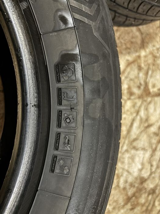 Продам 4 шины 205/65 r15