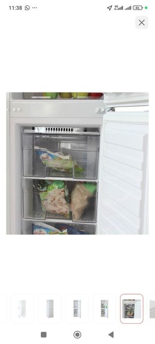 Холодильник бирюза новый