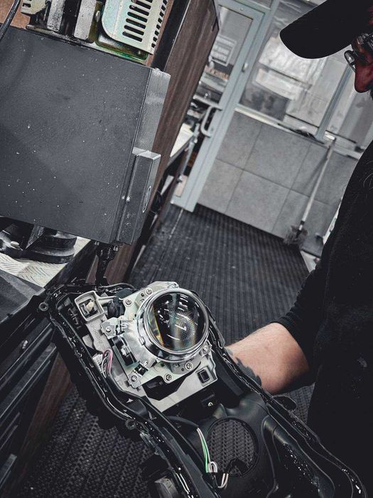 Ремонт диодной оптики . Перепайка диодов