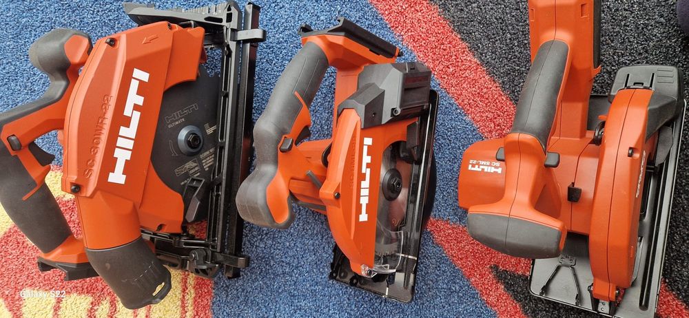 Hilti circular pe acumulator