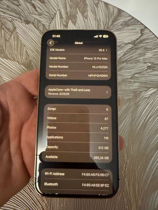 Iphone 13 pro max gold 512 gb