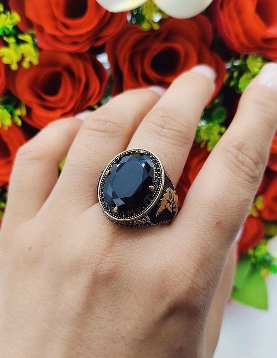 925 proba tozza kumushdan yasalgan erkaklar uzuklari