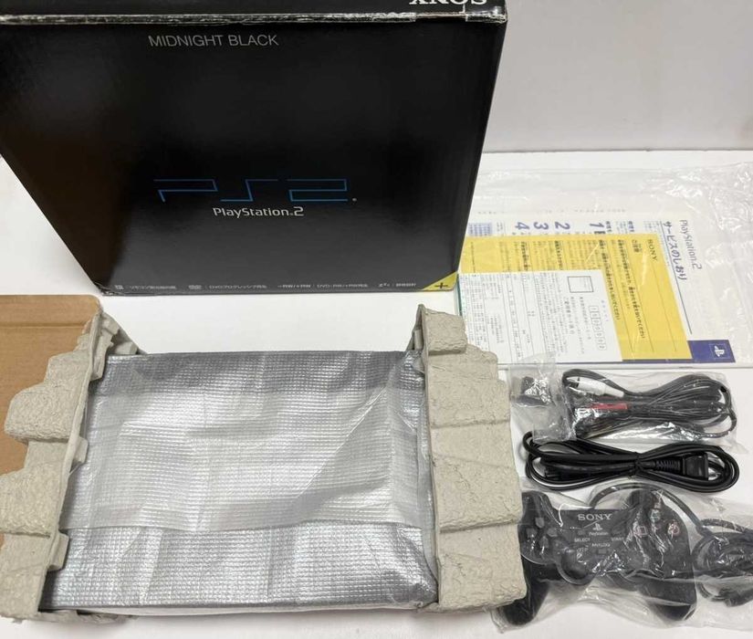 Playstation 2 Limited Midnight Black, полная комплектация, новый