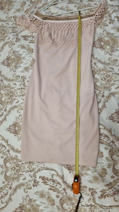 Розова рокля с ресни р-р хс