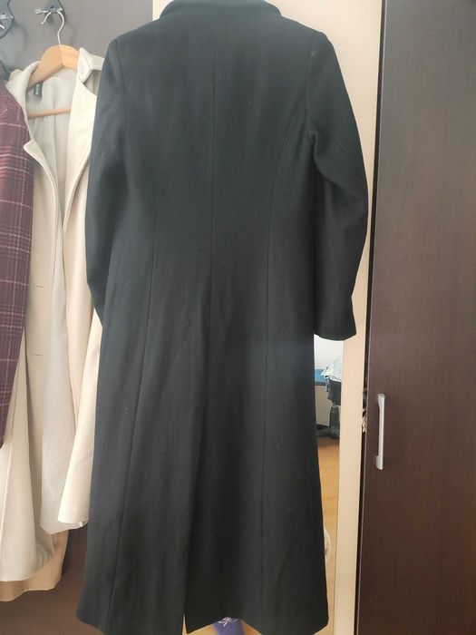 Черно палто размер 36-38
