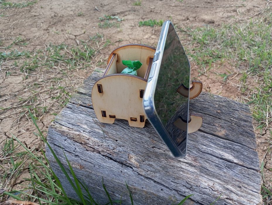 Дървен органайзер