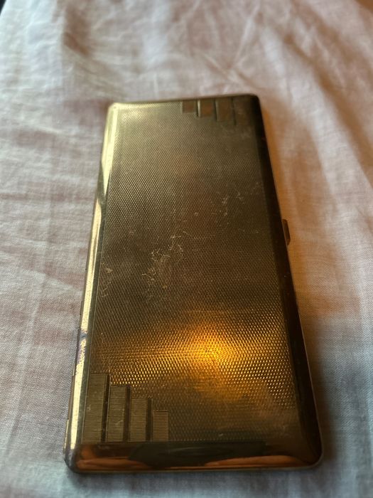 Позлатена двойна табакера уникат