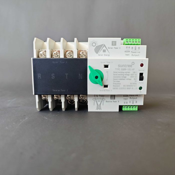 Suntree Автоматични Ум шалтери 100А ATS соларни мрежа/инвертор