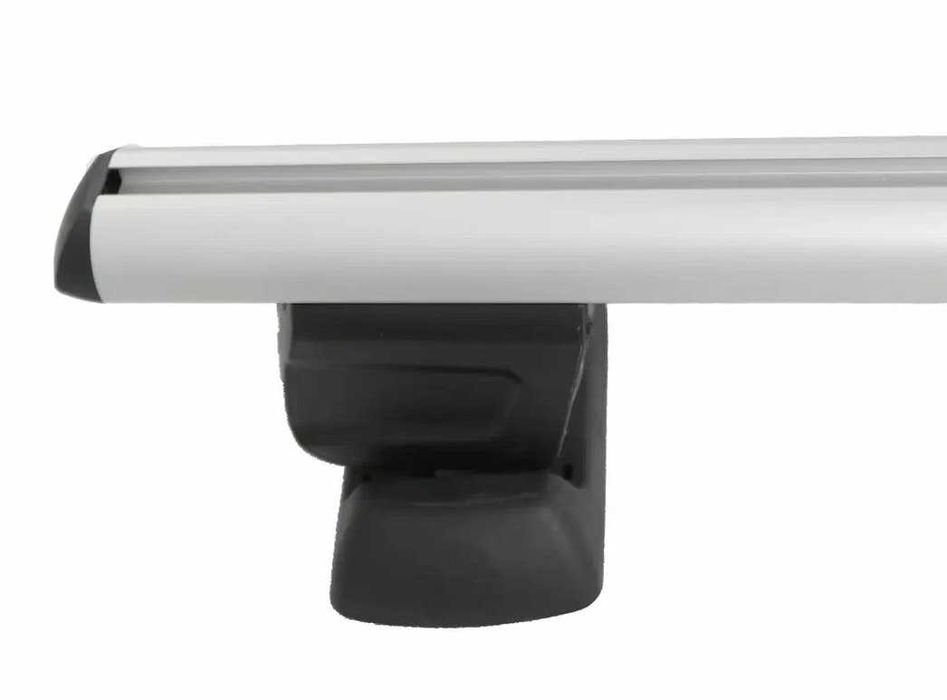 Напречни греди за багажник за фабрични резби на покрива, 120см, с ключ