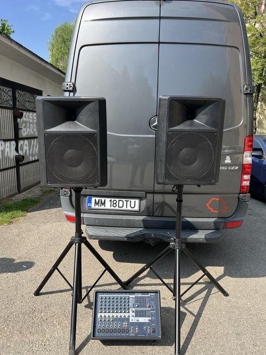 Boxe mixer yamaha cu amplificator