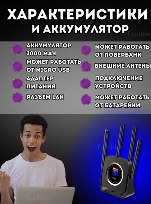 Беспроводной WI-FI роутер LTE