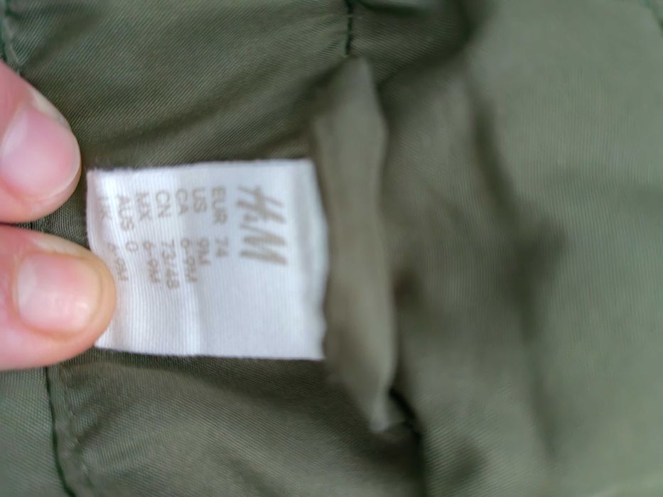 Детско зелено яке за момче р-р 74