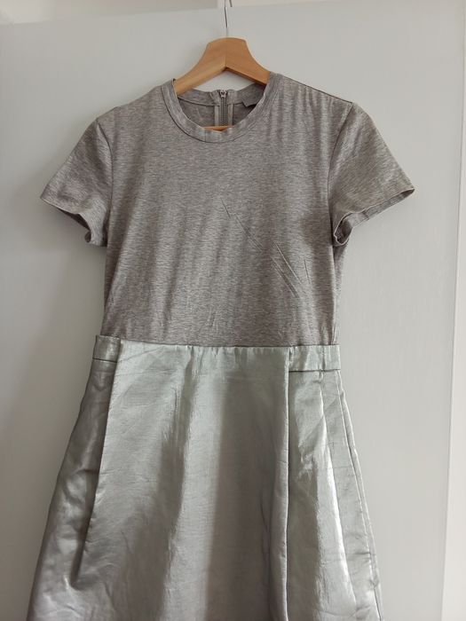 COS, rochie Argintiu-Gri, Bumbac-In