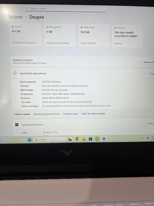Laptop HP VICTUS 15