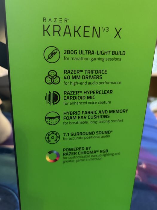 Casti Razer Kraken v3 X