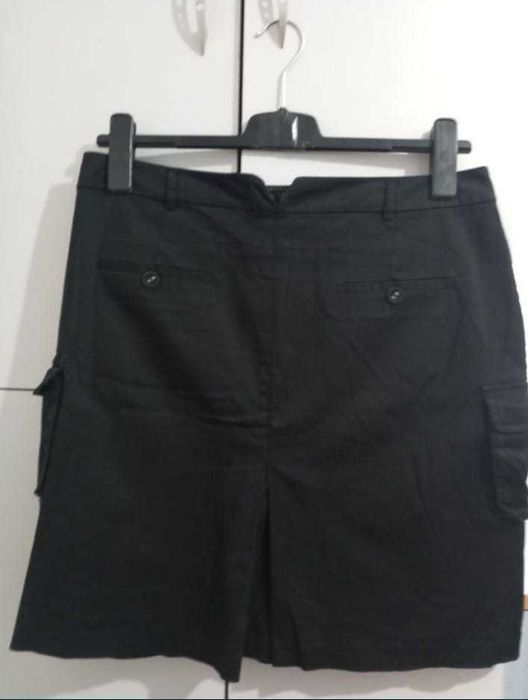 Fusta neagra din bumbac mărimea 44