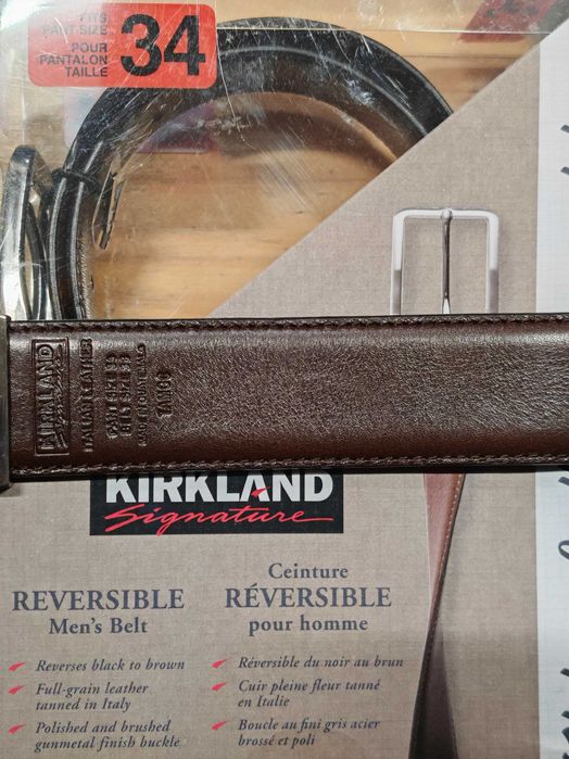 Мъжки кожен колан Kirkland