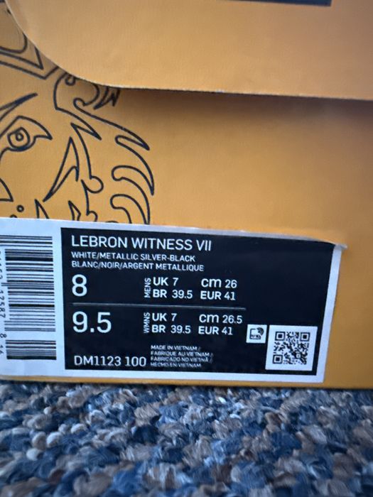 Last sale !Lebron witness 7 original