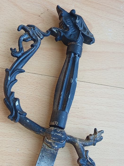 Sabie vintage de colecție, mâner cu cap de dragon,de colecție