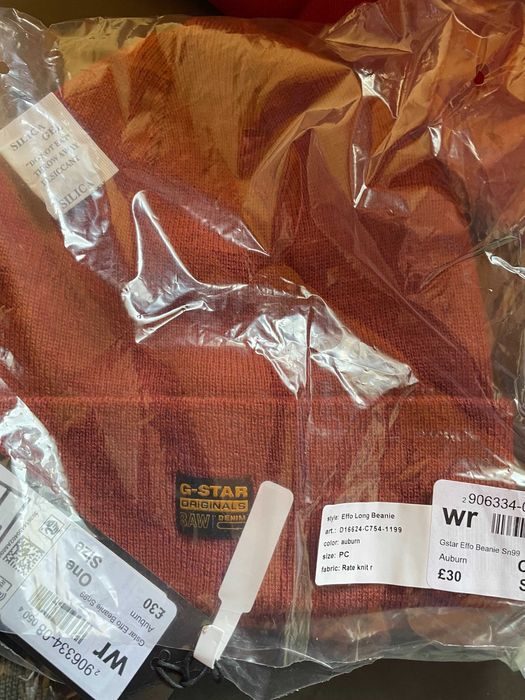 Зимна шапка G-Star Raw Effo Beanies Нова С Етикети