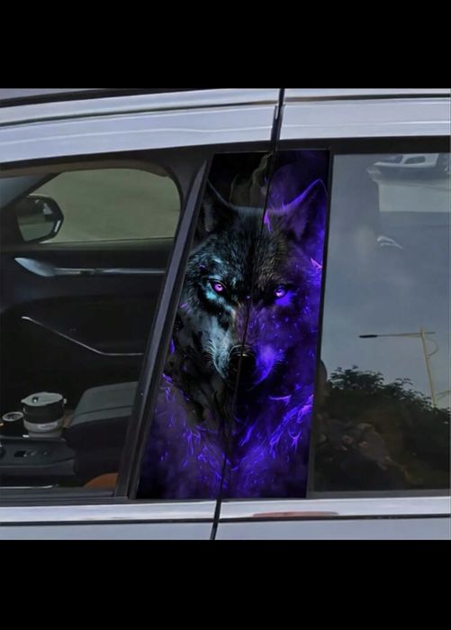 Водоустойчиви винилови стикери за кола-2 броя.