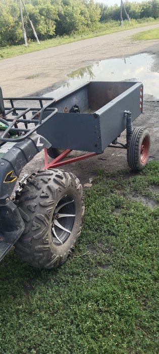 Квадроцикл с прицепом