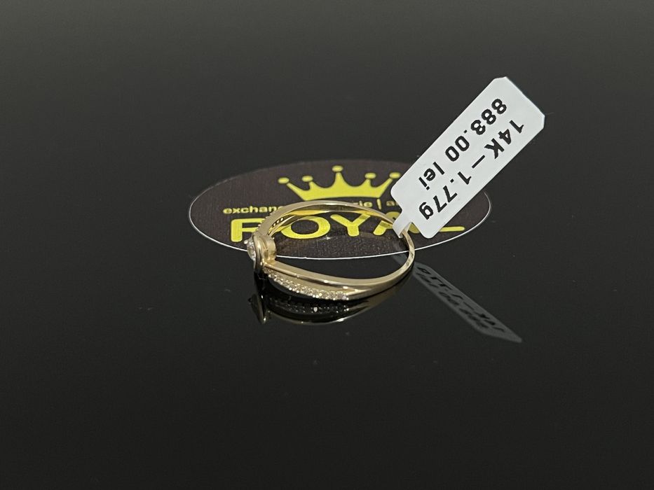 Bijuteria Royal CB : Inel dama aur nou 14k 1,77gr