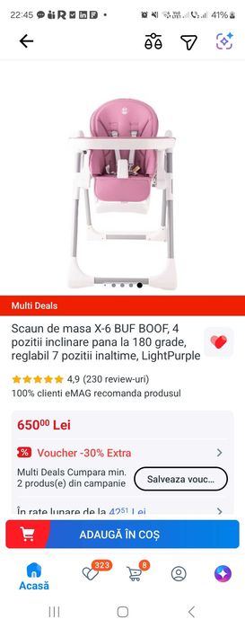 Scaun masa fetite bebelusi