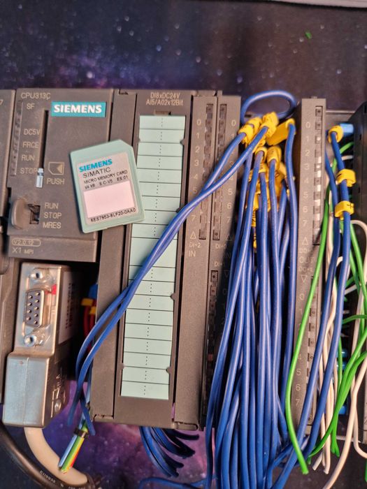 PLC SIEMENS SIMATIC S7 CPU313C automatizare completa DI DO AI AO CPU