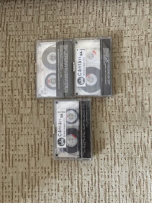 Casete audio originale (cântări bisericești)