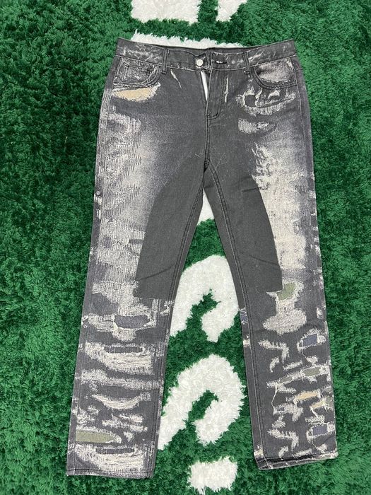 Distressed jeans 3d printed size XL